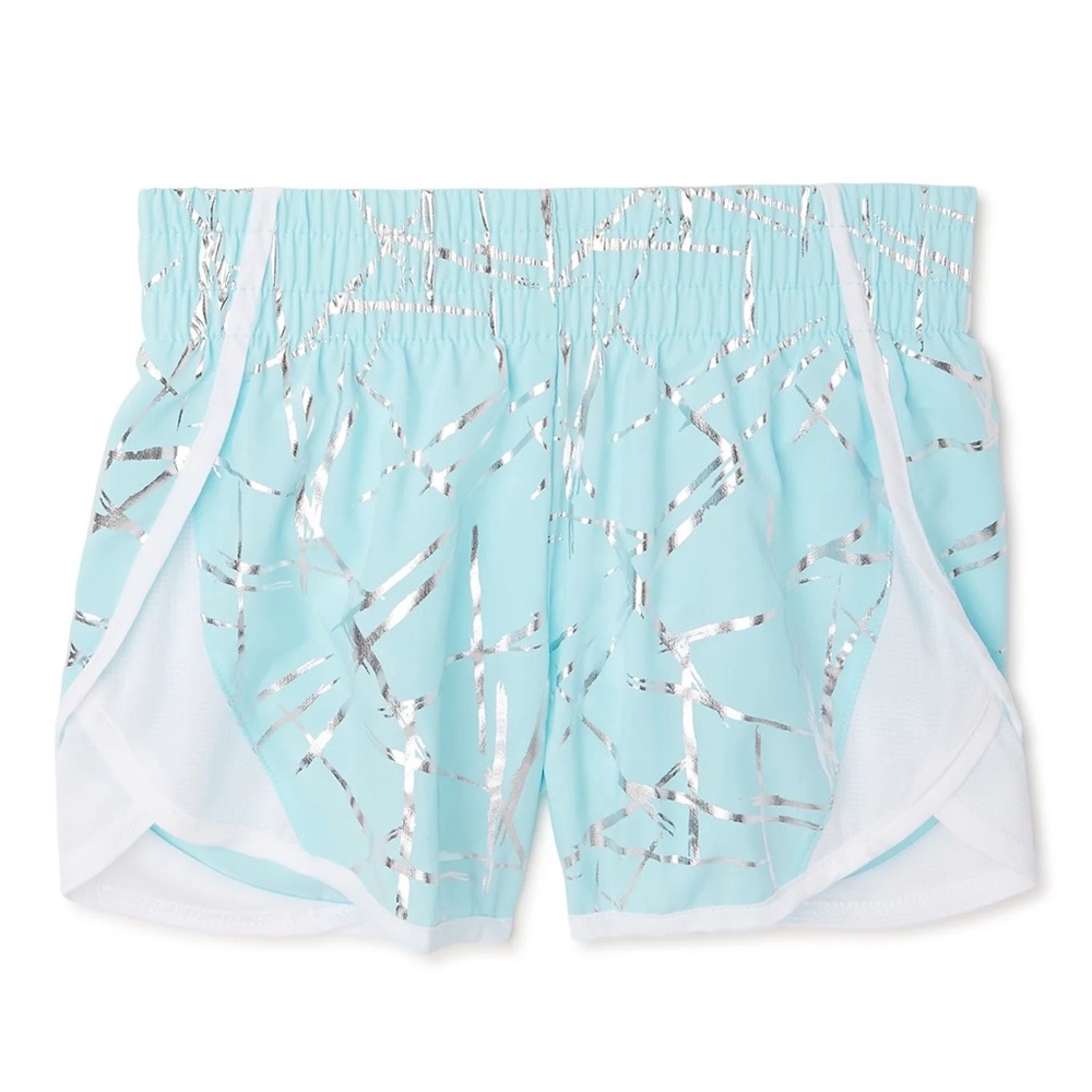 ⛳️ Athletic Works • Kids Teal and Silver Shorts